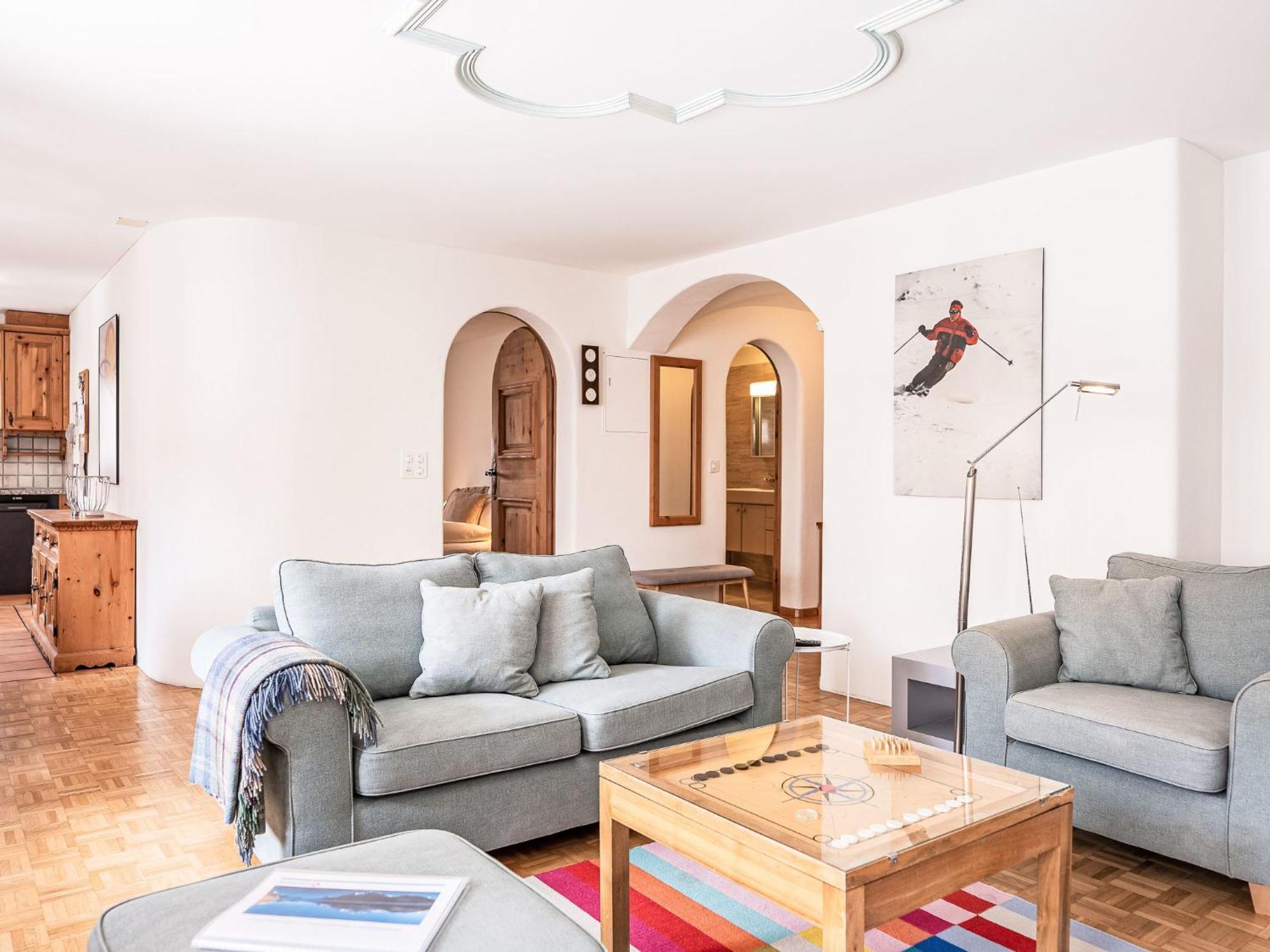 Apartment Chesa Mezzaun By Interhome Zuoz Eksteriør billede